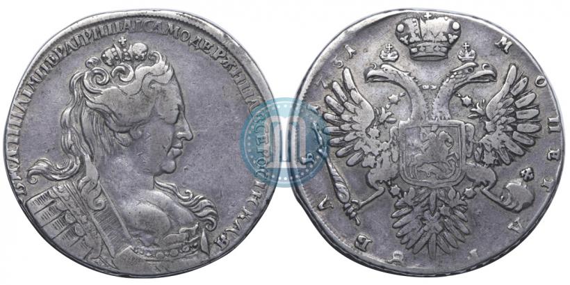Picture 1 rouble 1731 year  