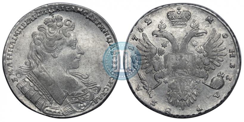 Picture 1 rouble 1732 year  