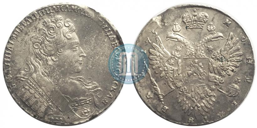 Фото 1 рубль 1732 года  