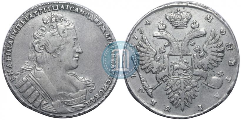 Picture 1 rouble 1734 year  "Type of 1732"