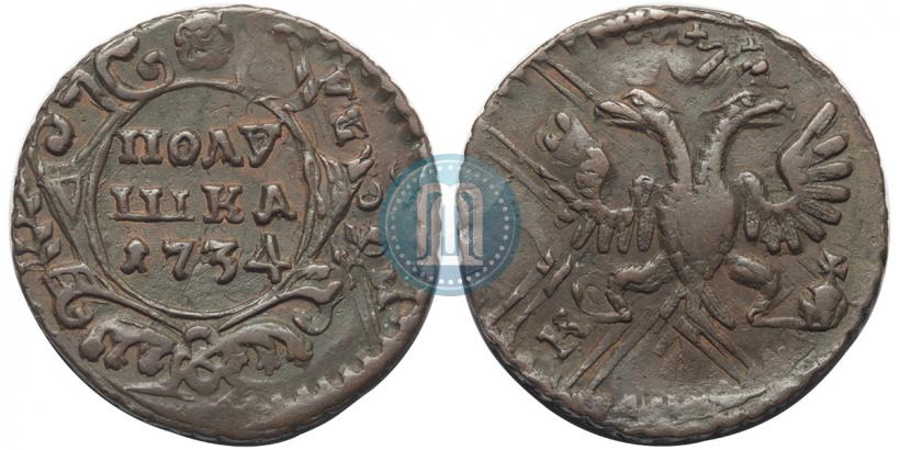 Picture Polushka 1734 year  