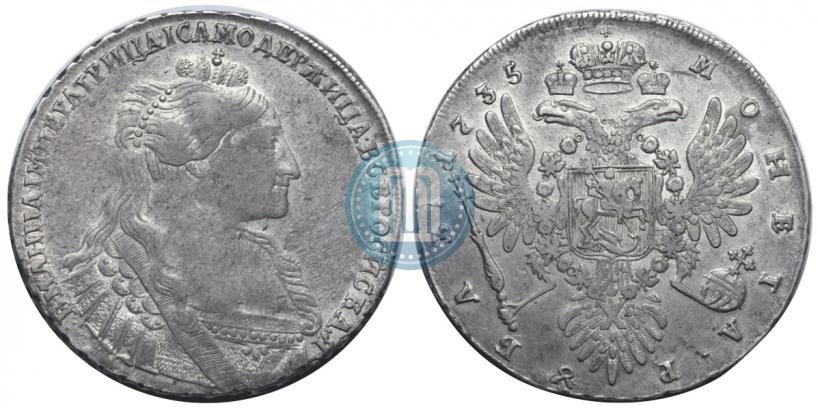 Picture 1 rouble 1735 year  