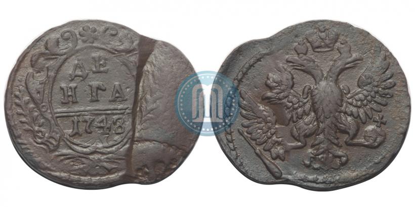 Фото Денга 1743 года  