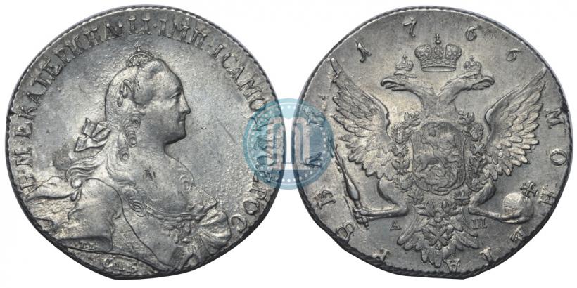 Picture 1 rouble 1765 year СПБ-ЯI 