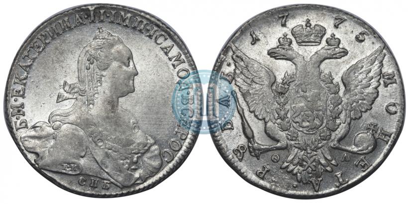 Picture 1 rouble 1775 year СПБ-ФЛ 