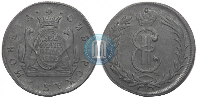 Picture 2 kopecks 1775 year КМ 