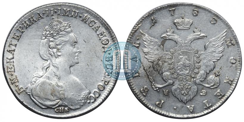 Picture 1 rouble 1780 year СПБ-ИЗ 
