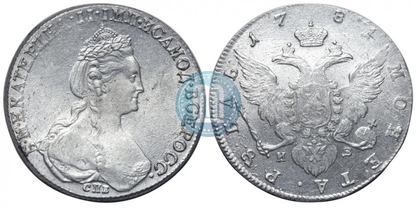 Picture 1 rouble 1781 year СПБ-ИЗ 