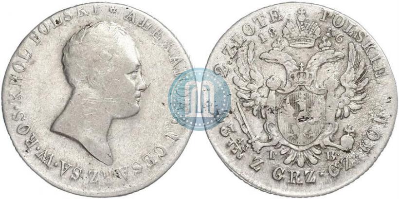 Picture 2 złote 1816 year IB 