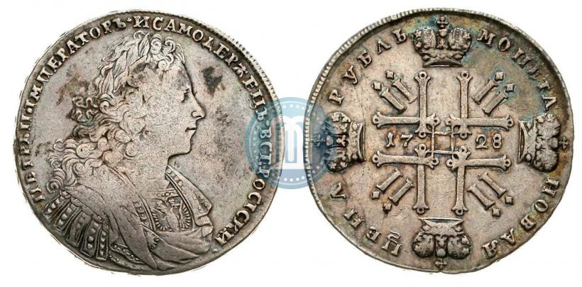 Фото 1 рубль 1728 года  "Тип 1728"