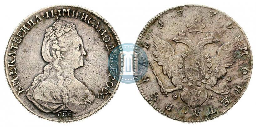 Picture 1 rouble 1779 year СПБ-ФЛ 