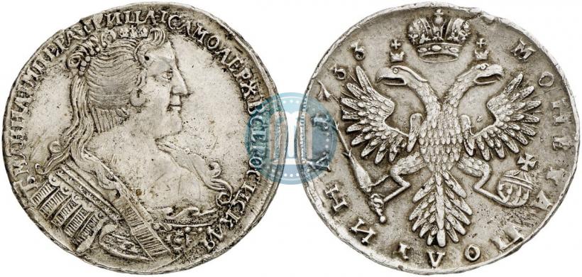 Picture Poltina 1733 year  