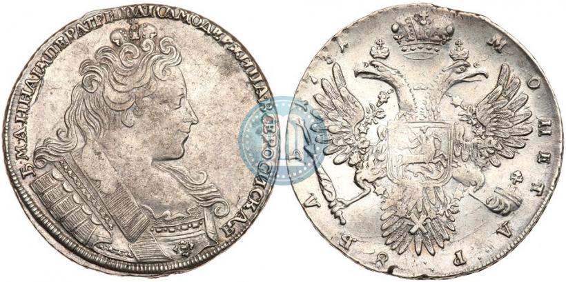 Picture 1 rouble 1731 year  