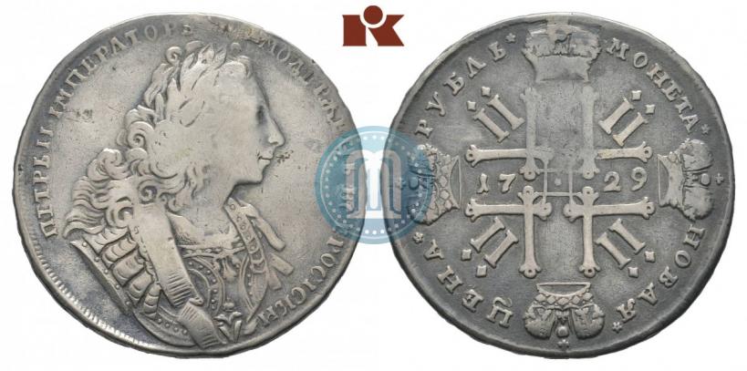 Фото 1 рубль 1729 года  "Тип 1729"