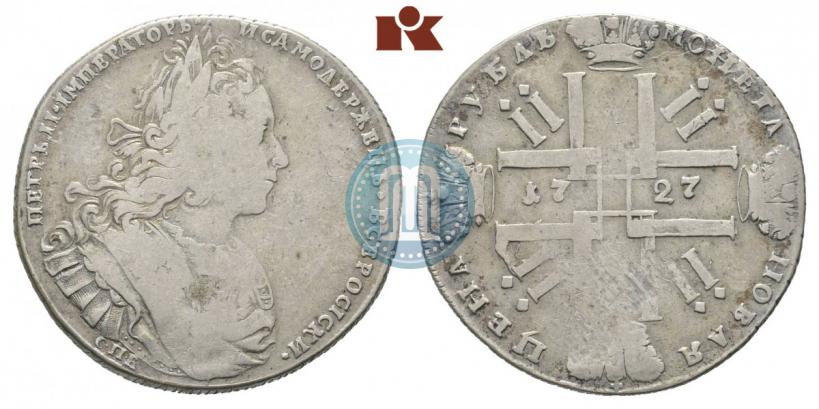 Picture 1 rouble 1727 year СПБ "Petersburg type"