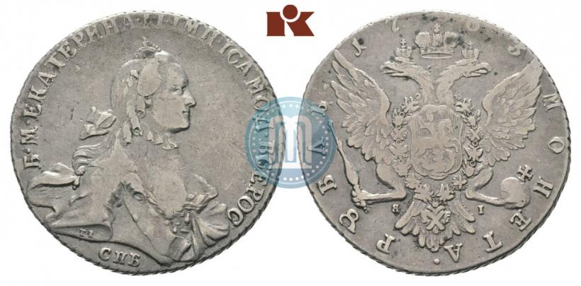 Picture 1 rouble 1763 year СПБ-ЯI 