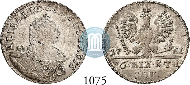 Picture 1/6 Thaler 1761 year  