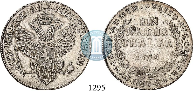 Picture Ein reichsthaler 1798 year  "Dutchy of Jever"