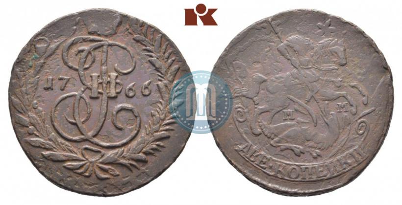 Picture 2 kopecks 1766 year ММ 