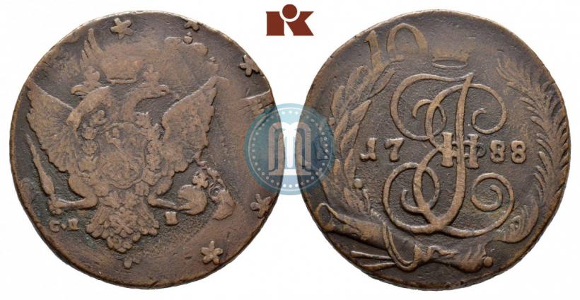 Фото 5 копеек 1788 года СПМ 
