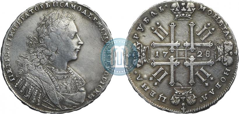 Picture 1 rouble 1728 year  "Type of 1728"