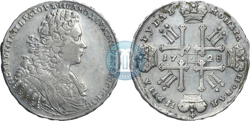 Picture 1 rouble 1728 year  "Type of 1728"