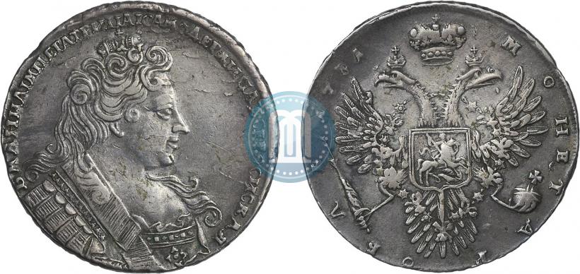 Picture 1 rouble 1731 year  