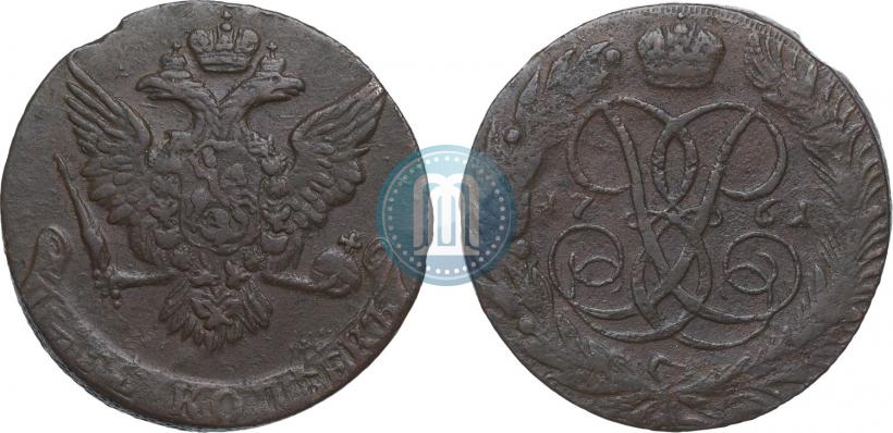 Picture 5 kopecks 1761 year  