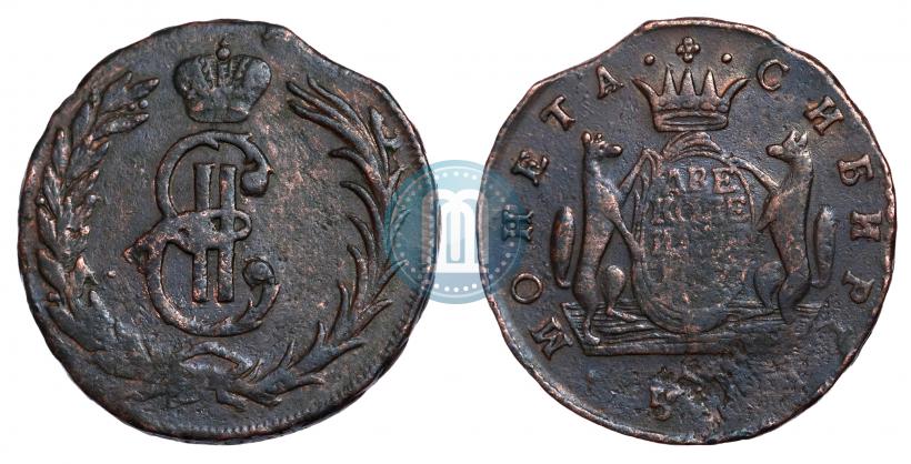 Picture 2 kopecks 1767 year  
