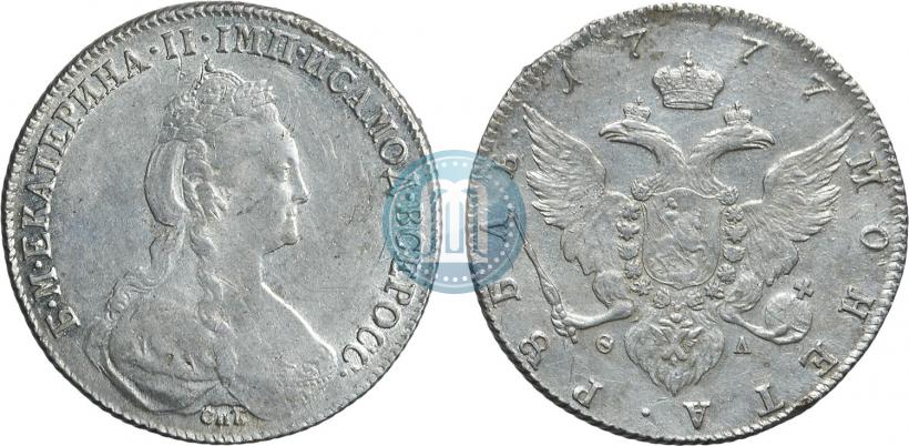 Picture 1 rouble 1777 year СПБ-ФЛ 