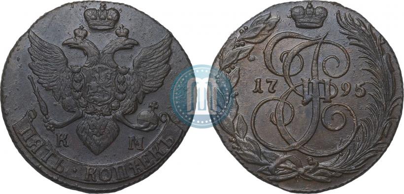 Picture 5 kopecks 1795 year КМ 