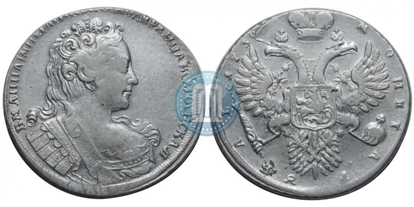 Фото 1 рубль 1730 года  