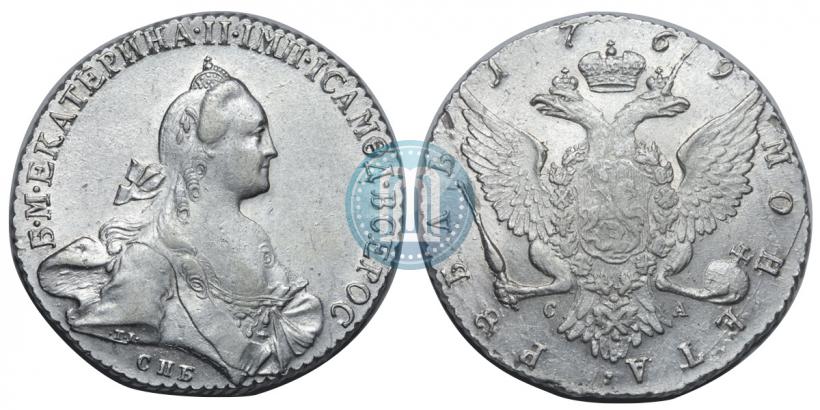Picture 1 rouble 1769 year СПБ-СА 