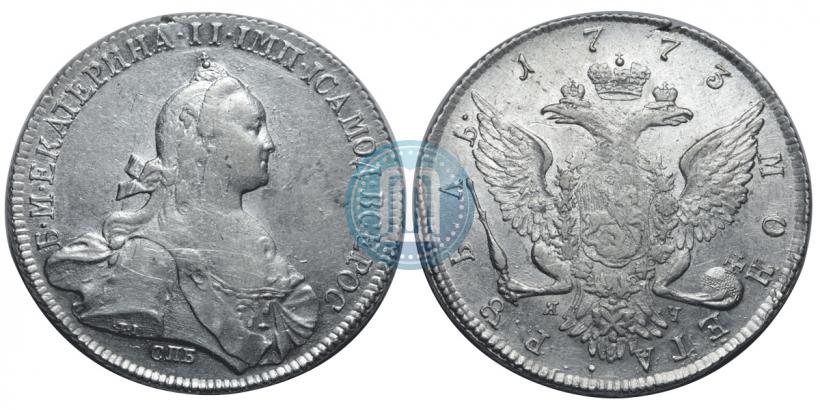 Фото 1 рубль 1773 года СПБ-ЯЧ-Т.I. 