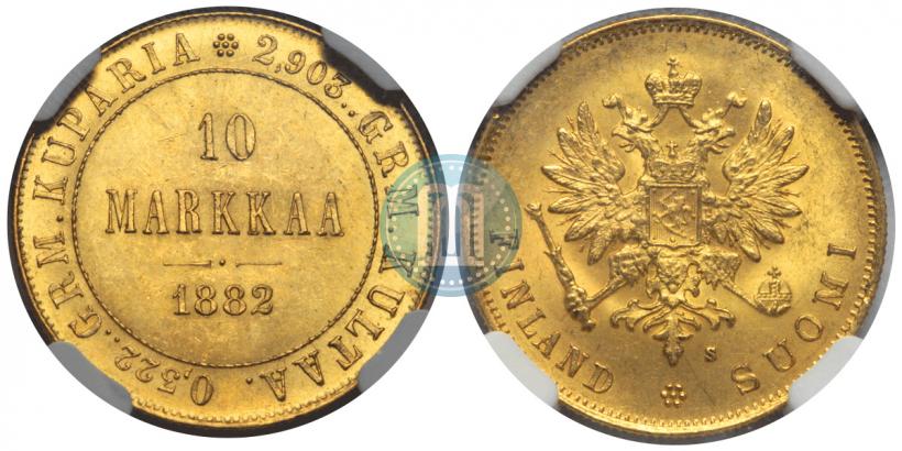 Фото 10 марок 1882 года S 