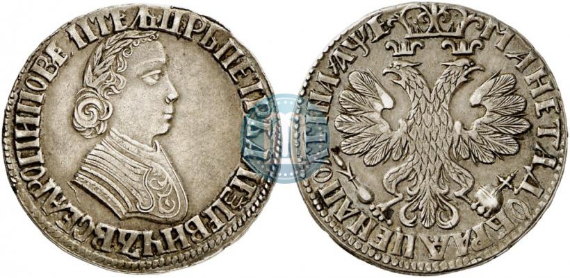 Picture Poltina 1705 year  "Portrait by F. Alekseev"