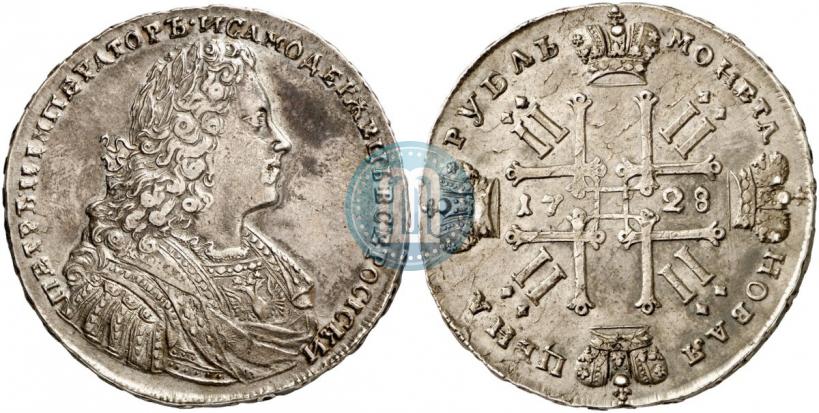 Picture 1 rouble 1728 year  "Type of 1728"