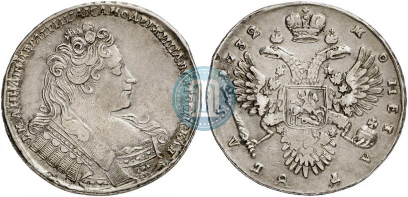 Фото 1 рубль 1732 года  