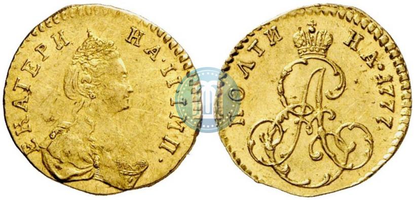 Фото Полтина 1777 года  