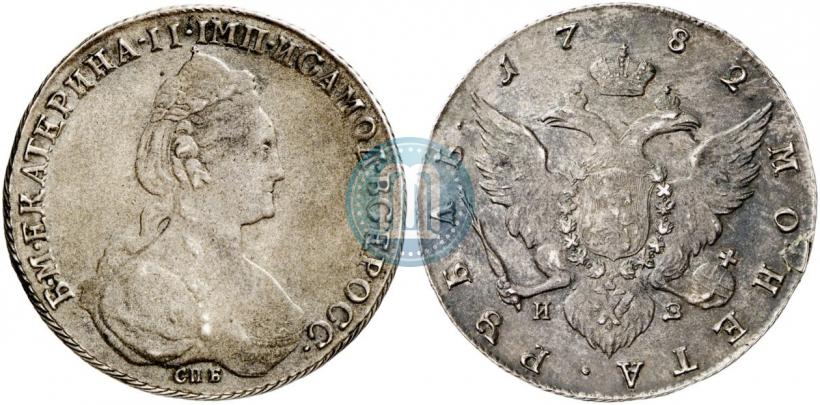 Picture 1 rouble 1782 year СПБ-ИЗ 