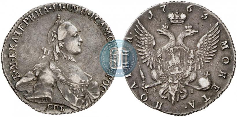 Фото Полтина 1763 года СПБ-ЯI 