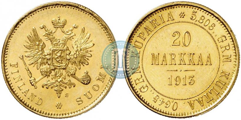 Фото 20 марок 1913 года S 