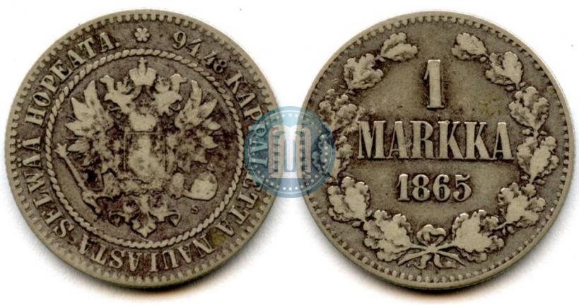 Фото 1 марка 1865 года S 