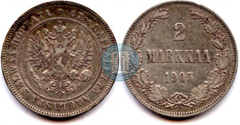 Picture 2 markkaa 1905 year L 
