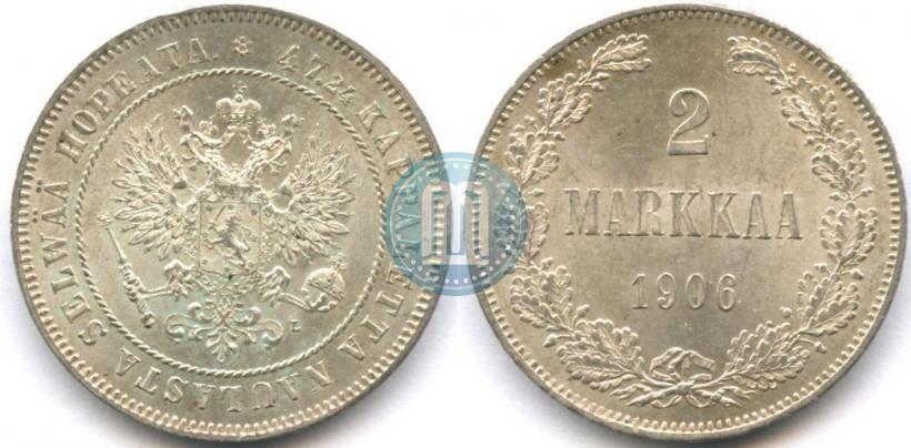 Picture 2 markkaa 1906 year L 