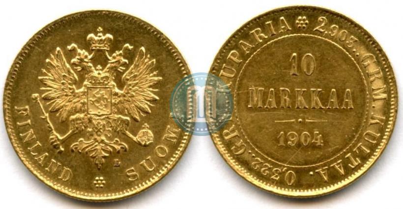 Picture 10 markkaa 1904 year L 