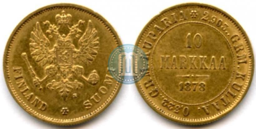 Picture 10 markkaa 1878 year S 