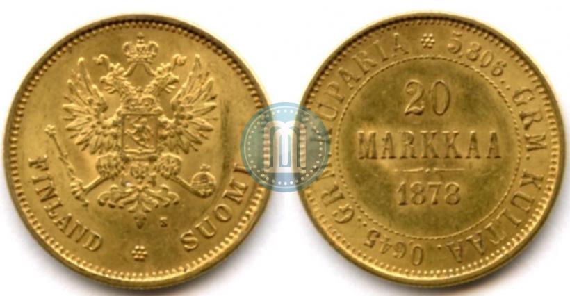 Picture 20 markkaa 1878 year S 