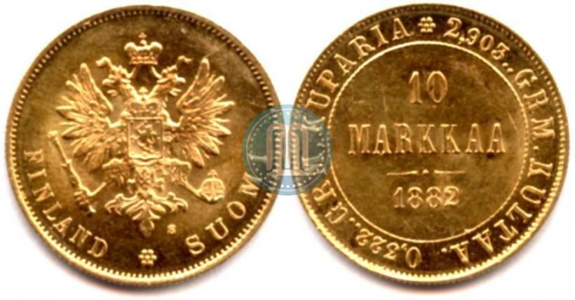 Picture 10 markkaa 1882 year S 