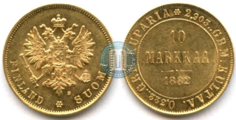 Picture 10 markkaa 1882 year S 